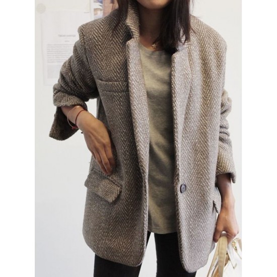 Women's shoulder padded blazer HF0404-04-04 Women's shoulder padded blazer HF0404-04-04